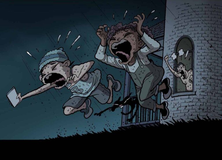 Haunted house. Created by: Dark box