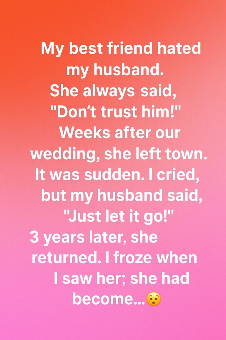She Warned Me About My Husband… Then Disappeared for Three Years