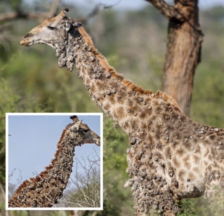 Photographer Left Speechless After Finding This Giraffe And The Truth Will Break Your Heart