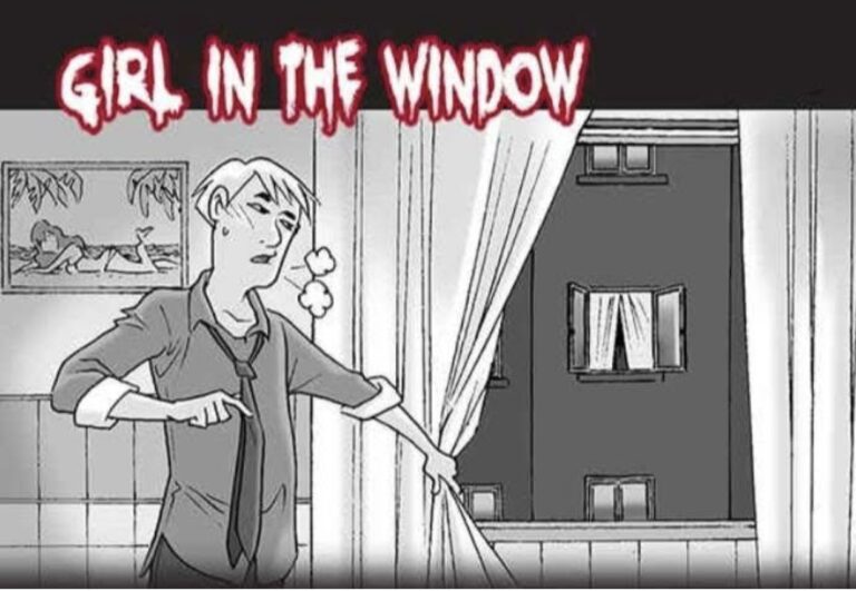 Girl in the window…