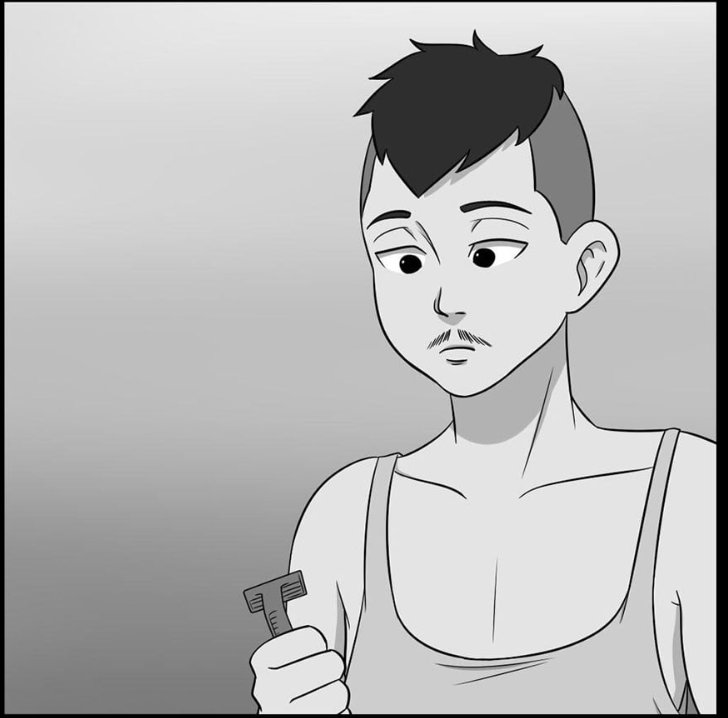 He noes the smell of pain all to well