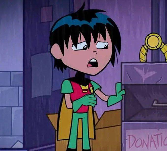 Robin without his mask