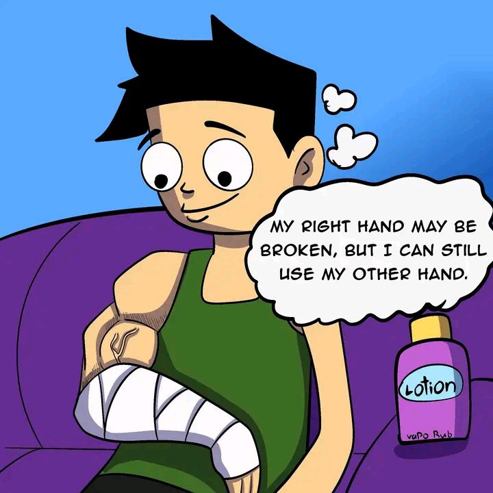 When you use your other hand…