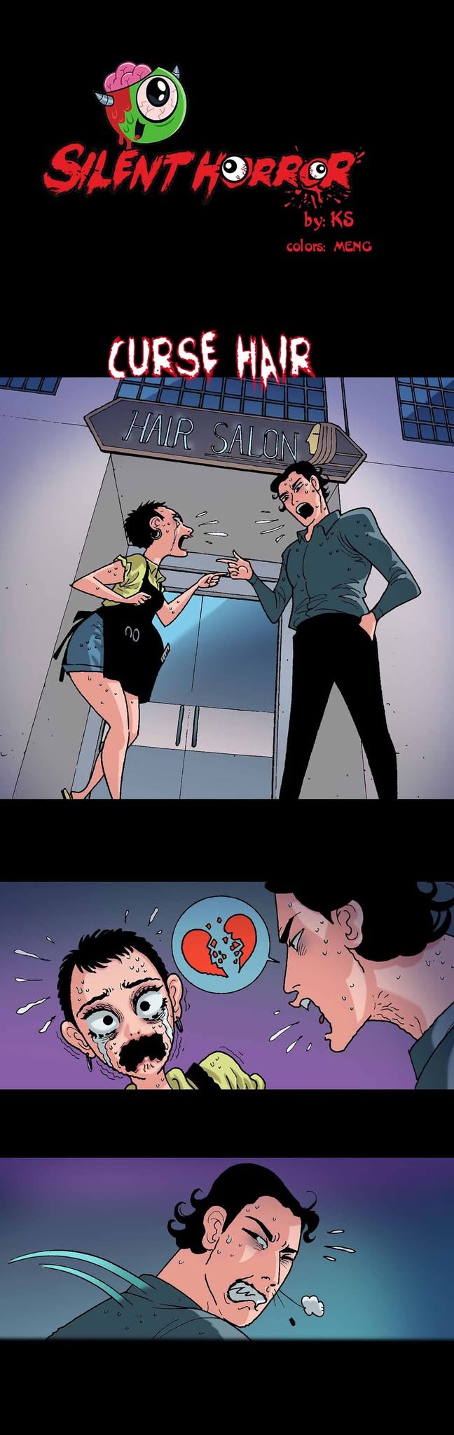 That hair that is cut off becomes a cursed thing