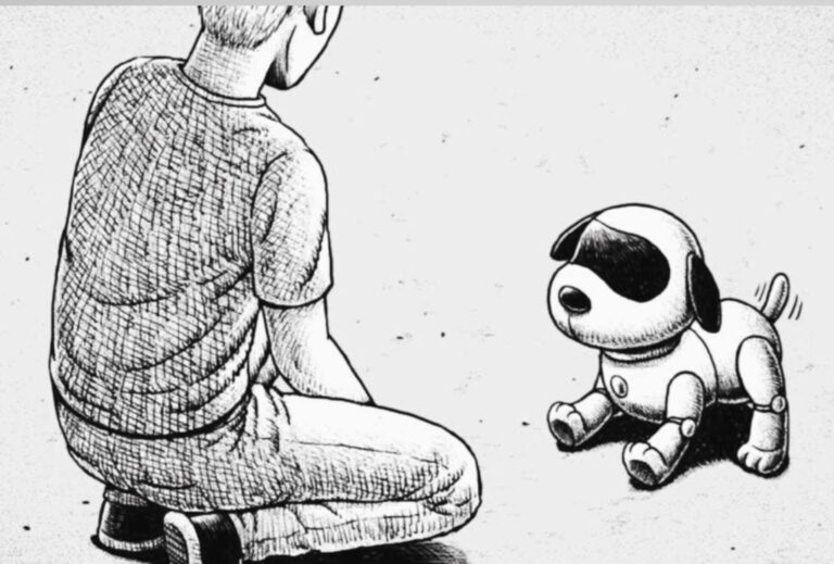 Affection between human and robot