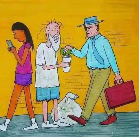 Be careful who you help.