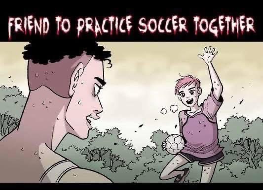 A bizarre story from a young footballer…
