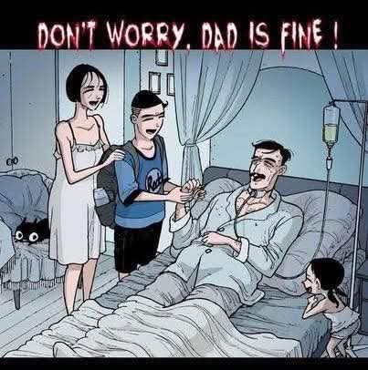 DAD, WAIT FOR ME WHEN COME BACK FROM STUDYING ABROAD
