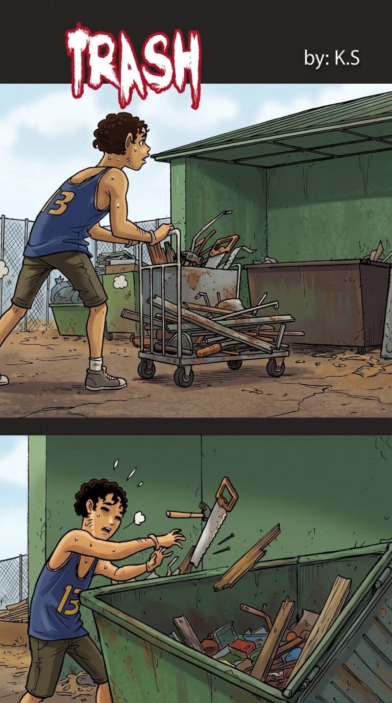 Throwing away trash unexpectedly brings blessings from a righteous child