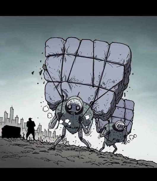 After Robots took over the world…