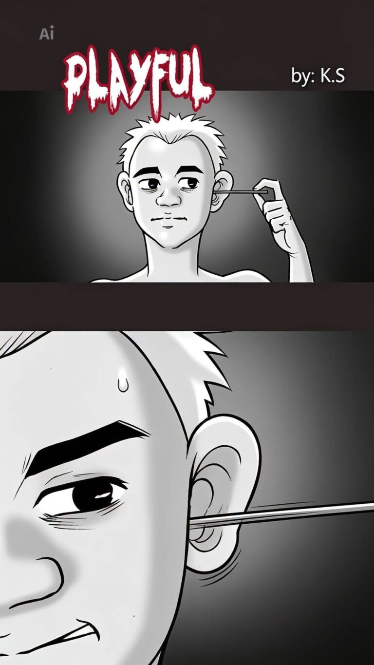 He wanted to clean his ears but what happened?