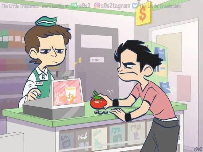 He wanted to give her the tomato